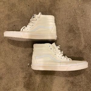 White vans size 9.5